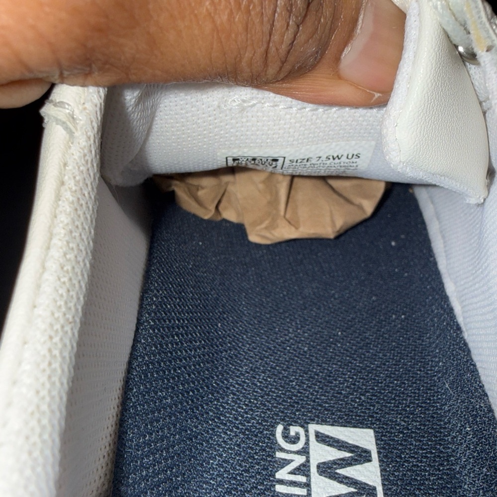 Size 7.5 - Nothing New Saga One Sneakers Blue/White Wmns, Gently Worn, Great - Picture 8 of 10